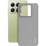 Per Xiaomi 14T imak Ruiyi Series Custodia per telefono in tessuto con texture PU + PC (grigio chiaro)
