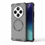 Per Redmi 14C 4G Global Honeycomb Anello Magnetico Antiurto Custodia per Telefono (Nero)