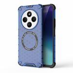 Per Redmi 14C 4G Custodia antiurto per telefono con anello magnetico a nido d'ape globale (blu)