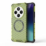 Per Redmi 14C 4G Global Honeycomb Anello Magnetico Antiurto Custodia per Telefono (Verde)
