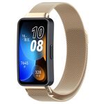 Per cinturino in metallo milanese Huawei Band 8 (colore champagne)