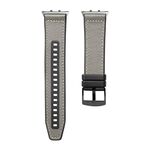 Per Honor Watch 5 cinturino in pelle ibrida in silicone (grigio)