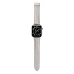 Per Honor Watch 5 cinturino in pelle con fibbia pieghevole magnetica con texture Litchi (bianco)