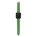 Per Honor Watch 5 cinturino in pelle con fibbia pieghevole magnetica con trama Litchi (verde)
