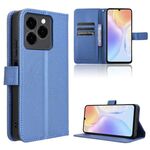 Per Ulefone Note 20 Pro Custodia in pelle con texture a diamante (blu)