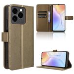 Per Ulefone Note 20 Pro Custodia per telefono in pelle con texture a diamante (marrone)