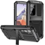 Per Samsung Galaxy S25 5G R-JUST Life Custodia impermeabile antipolvere antiurto per telefono (nero)