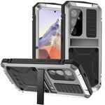Per Samsung Galaxy S25 5G R-JUST Life Custodia impermeabile antipolvere antiurto per telefono (argento)