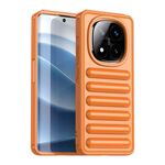 Per Redmi Note 14 Pro+ 5G Capsule Series Candy Color IMD Phone Case (Arancione)