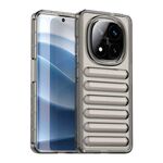 Per Redmi Note 14 Pro+ 5G Capsule Series Candy Color IMD Phone Case (Grigio trasparente)