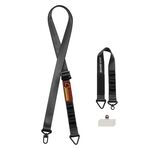DUX DUCIS Outdoor Series Nylon regolabile tracolla per telefono cellulare (nero)