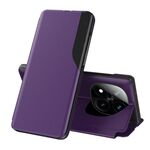 Per Xiaomi Redmi Note 14 Pro+ 5G Attraction Flip Holder Custodia in pelle per telefono (viola)