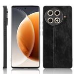 Per Tecno Camon 30S / Camon 30S Pro Custodia per telefono con motivo a mucca e cuciture (nero)