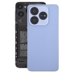 Per ZTE Axon 60 Lite Z2356 Cover posteriore in vetro per batteria con cornice centrale/Copertura obiettivo fotocamera (blu)