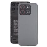 Per ZTE Blade A55 Z2450 Cover posteriore batteria con cornice centrale/Copertura obiettivo fotocamera (nero)