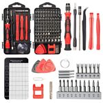 Kit di cacciaviti magnetici di precisione 122 in 1 (rosso)