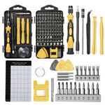 Kit di cacciaviti magnetici di precisione 122 in 1 (giallo)