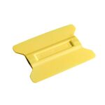 Con raschietto per pellicola magnetica per auto, strumento raschietto alato in plastica (giallo)