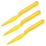 3 pezzi Raschietto per pellicola per auto Strumenti per la gestione del nastro di cucitura (giallo)