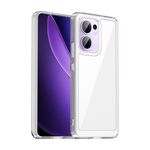 Per OPPO Reno13 F Custodia per telefono in TPU ibrida acrilica serie colorata (trasparente)