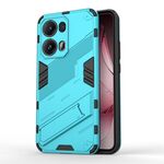 Per OPPO Reno13 Pro 5G Global Punk Armor 2 in 1 PC + TPU Custodia per telefono con supporto (blu)