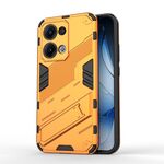 Per OPPO Reno13 5G Global Punk Armor 2 in 1 PC + TPU Custodia per telefono con supporto (arancione)