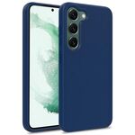 Per Samsung Galaxy S25+ 5G Materiale paglia di grano + Custodia per telefono in TPU (blu)
