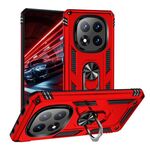 Per Redmi Note 14 Pro+ 5G Custodia antiurto in TPU + PC con supporto (rosso)