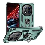 Per Redmi Note 14 Pro+ 5G Custodia antiurto in TPU + PC con supporto (verde scuro)