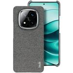 Per Redmi Note 14 Pro+ 5G imak Ruiyi Series Custodia per telefono in tessuto PU + PC (grigio scuro)