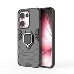 Per OPPO Reno13 Pro 5G Global Magnetic Ring Holder Custodia per telefono in PC + TPU (nero)
