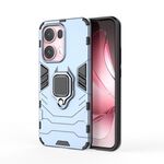 Per OPPO Reno13 Pro 5G Global Magnetic Ring Holder PC + TPU Custodia per telefono (blu navy)