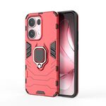 Per OPPO Reno13 Pro 5G Global Magnetic Ring Holder PC + Custodia per telefono in TPU (rosso)