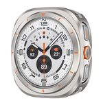 Per Samsung Galaxy Watch Ultra 47mm Custodia protettiva in lega di alluminio per PC (titanio arancione)