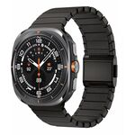 Per Samsung Galaxy Watch Ultra 47mm Bamboo Norman Buckle cinturino in acciaio inossidabile (ardesia)