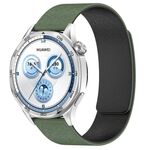 Cinturino magnetico in silicone effetto legno nuvola da 22 mm (verde scuro e nero)