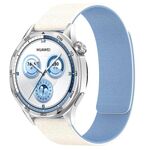 Cinturino magnetico in silicone effetto legno nuvola da 22 mm (bianco antico blu)