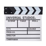 Tavola da regista in legno per riprese video, film, scene cittadine, fotografia, accessori, stile: grande U bianco
