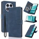 Per Redmi Note 14 Pro+ 5G Custodia per telefono in pelle di vitello con texture Fantasy Skin-feel (blu)