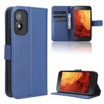 Custodia per telefono in pelle per Itel A18 Diamond Texture (blu)