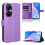 Custodia in pelle per Huawei Maimang 20 Diamond Texture (viola)