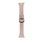 Per COROS Pace 3 Cinturino in pelle con stampa a forma di cuore da 22 mm (rosa)