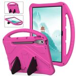 Per Lenovo Xiaoxin Pad Pro 12.7 2025 Custodia antiurto per tablet in EVA con supporto (rosso rosa)