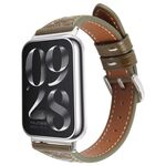 Per Xiaomi Mi Band 8 Pro / Redmi Watch 5 Cinturino in pelle goffrata a forma di cuore con connettore metallico (verde retrò)