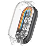 Per Xiaomi Mi Band 8 / 8 NFC PC Ear Half Coverage Watch Telaio protettivo (trasparente)