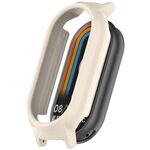 Per Xiaomi Mi Band 8 / 8 NFC PC Ear Half Coverage Watch Telaio protettivo (bianco)
