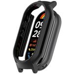 Per Xiaomi Smart Band 9/9 NFC PC Ear Half Coverage Watch Telaio protettivo (nero)