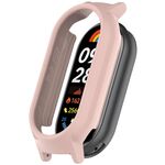 Per Xiaomi Smart Band 9/9 NFC PC Ear Half Coverage Watch Telaio protettivo (rosa)