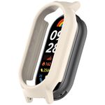 Per Xiaomi Smart Band 9/9 NFC PC Ear Half Coverage Watch Telaio protettivo (bianco)