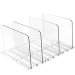 3 Basi 4 Divisori Ripiano Armadio Divisori Partizione Accessorio Vestiti Regolabili Borse Organizer Borsa
